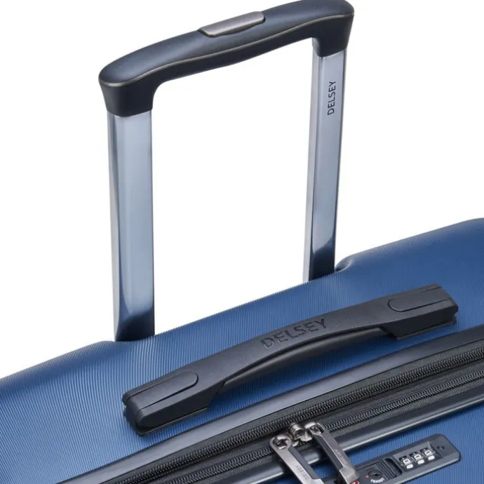 Delsey Air Armour 4 Wheel Large Trolley 77 Expandable night blue