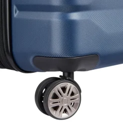 Delsey Air Armour 4 Wheel Large Trolley 77 Expandable night blue