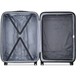 Delsey Air Armour 4 Wheel Large Trolley 77 Expandable black