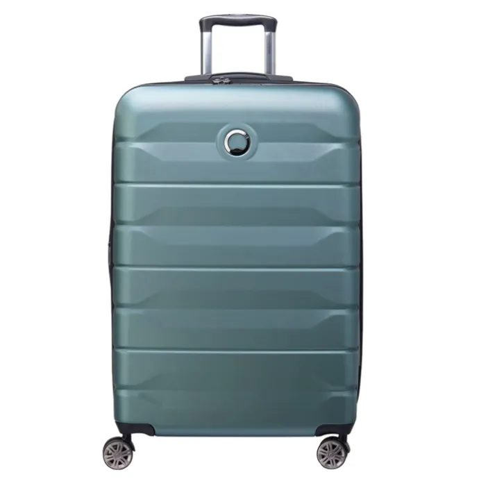 Delsey Air Armour 4 Wheel Large Trolley 77 Expandable light green