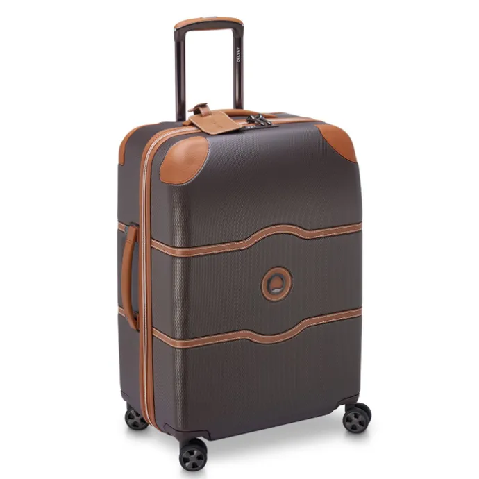 Delsey Chatelet Air 2.0 4 Wheel Medium Trolley 66 marron