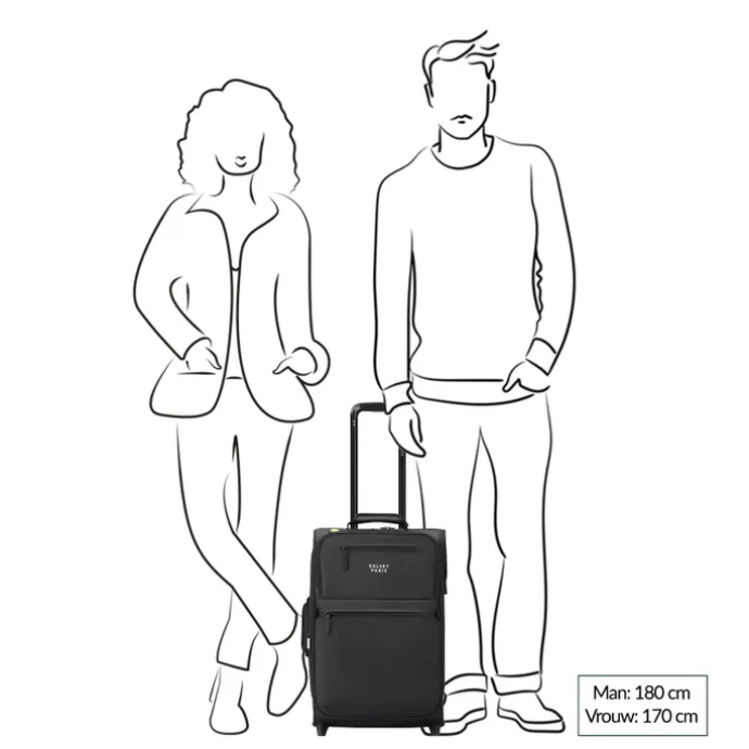Delsey Maubert 2.0 Cabin Trolley 55 Expandable navy blue