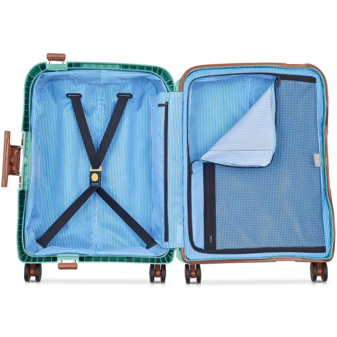 Delsey Moncey 4 Wheel Slim Cabin Trolley 55 almond