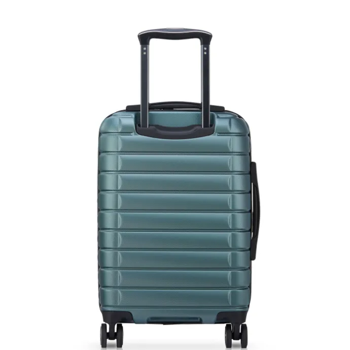Delsey Shadow 5.0 Cabin Trolley Front Pocket 55 Expandable green