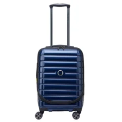 Delsey Shadow 5.0 Cabin Trolley Front Pocket 55 Expandable blue