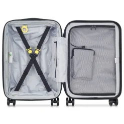 Delsey Shadow 5.0 Cabin Trolley Front Pocket 55 Expandable blue
