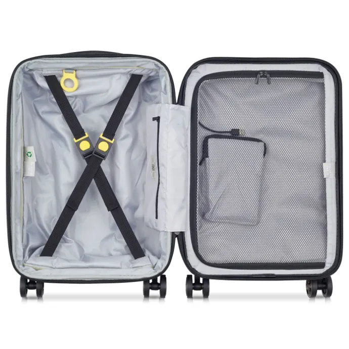 Delsey Shadow 5.0 Cabin Trolley Front Pocket 55 Expandable blue
