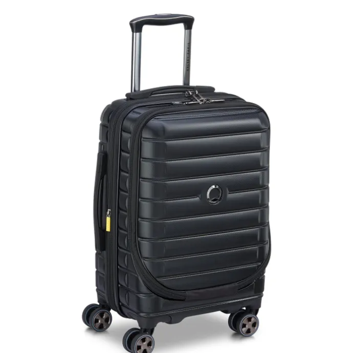 Delsey Shadow 5.0 Cabin Trolley Front Pocket 55 Expandable black