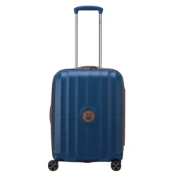 Delsey St Tropez 4 Double Wheels Slim Cabin Trolley 55 navy