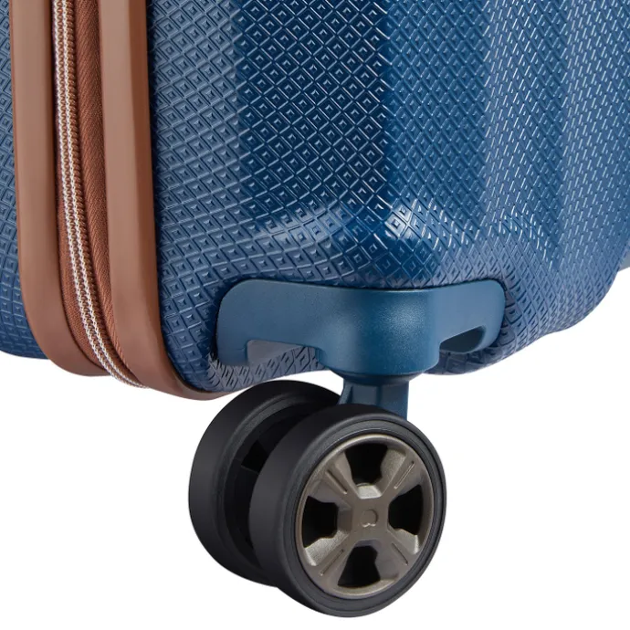 Delsey St Tropez 4 Double Wheels Slim Cabin Trolley 55 navy