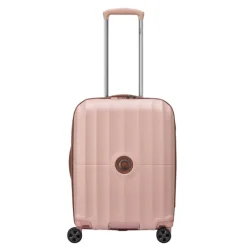 Delsey St Tropez 4 Double Wheels Slim Cabin Trolley 55 pink