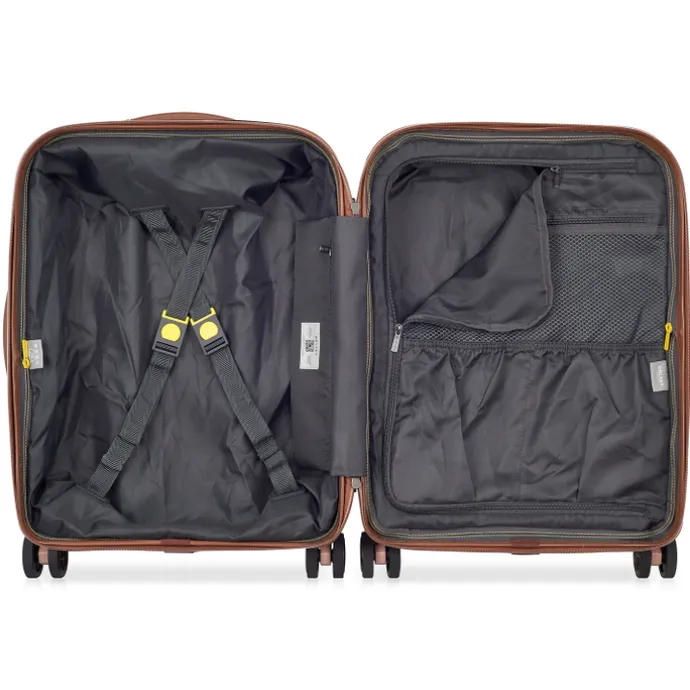 Delsey St Tropez 4 Double Wheels Slim Cabin Trolley 55 pink