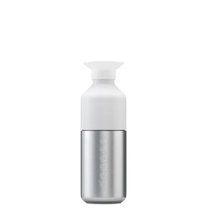 Dopper Steel Drinkfles 350 ml silver