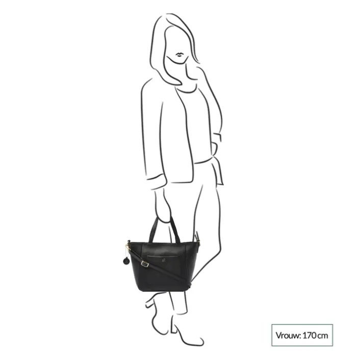 dR Amsterdam Faggio Hand/Shoulderbag black
