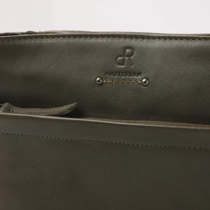 dR Amsterdam Tampa Schoudertas V olive
