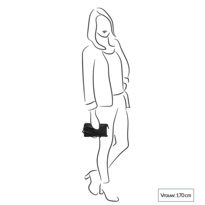 dR Amsterdam Tampa Shoulderbag/Clutch olive
