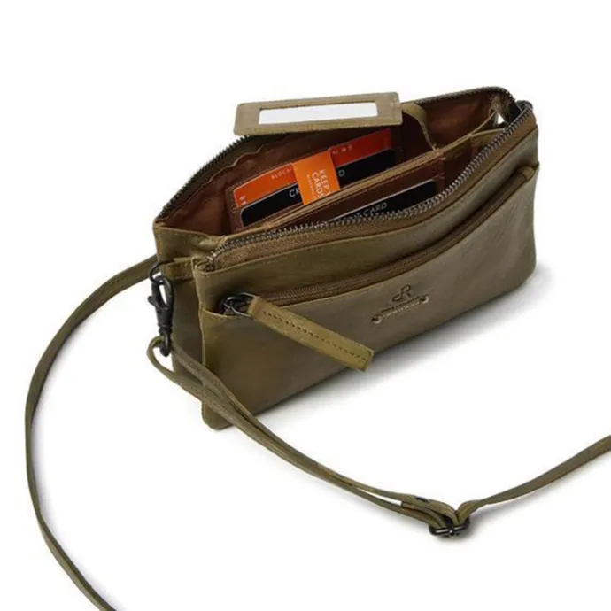 dR Amsterdam Tampa Shoulderbag/Clutch olive