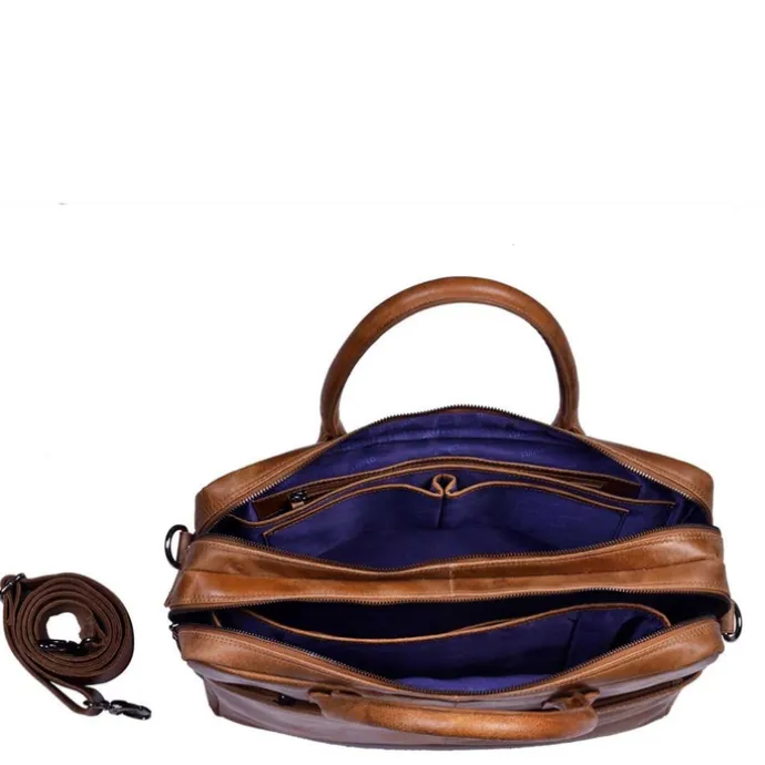 DSTRCT Fletcher Street Workingbag 15.6" cognac