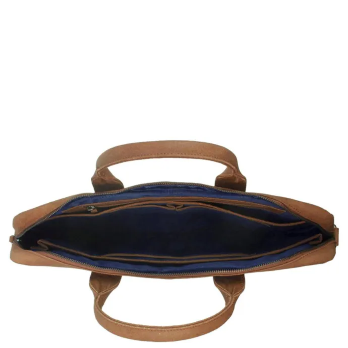 DSTRCT Limited Laptoptas 17'' cognac