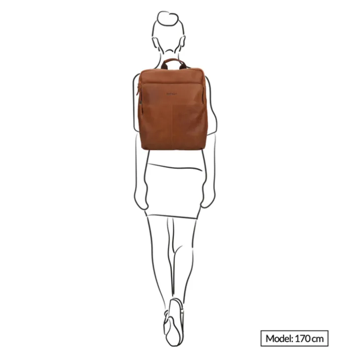 DSTRCT Limited Rugtas 15.6'' Laptoptas cognac