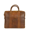 DSTRCT Limited Single Zip 14'' Laptoptas cognac