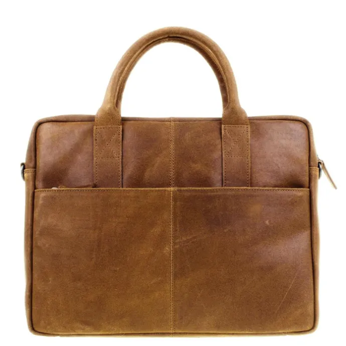 DSTRCT Limited Single Zip 15'' Laptoptas cognac