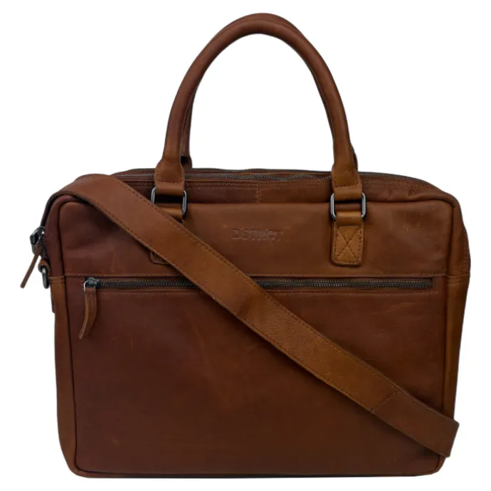 DSTRCT Preston Park Laptop Workingbag 15.6" cognac