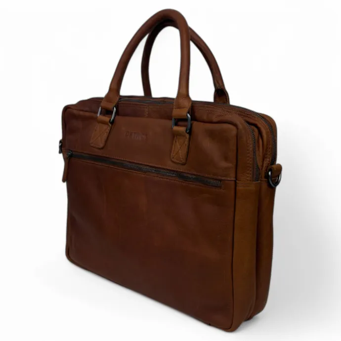 DSTRCT Preston Park Laptop Workingbag 15.6" cognac