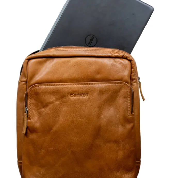 DSTRCT State Street Laptop Backpack 15.6" cognac