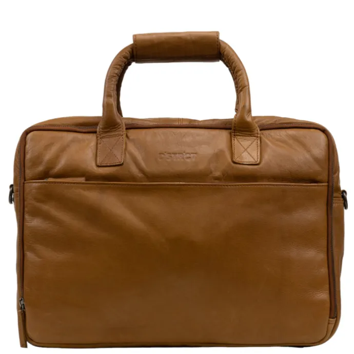 DSTRCT State Street Workingbag 17" cognac