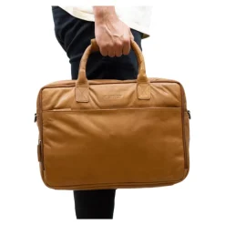 DSTRCT State Street Workingbag 17" cognac