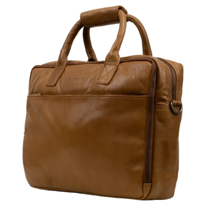DSTRCT State Street Workingbag 17" cognac