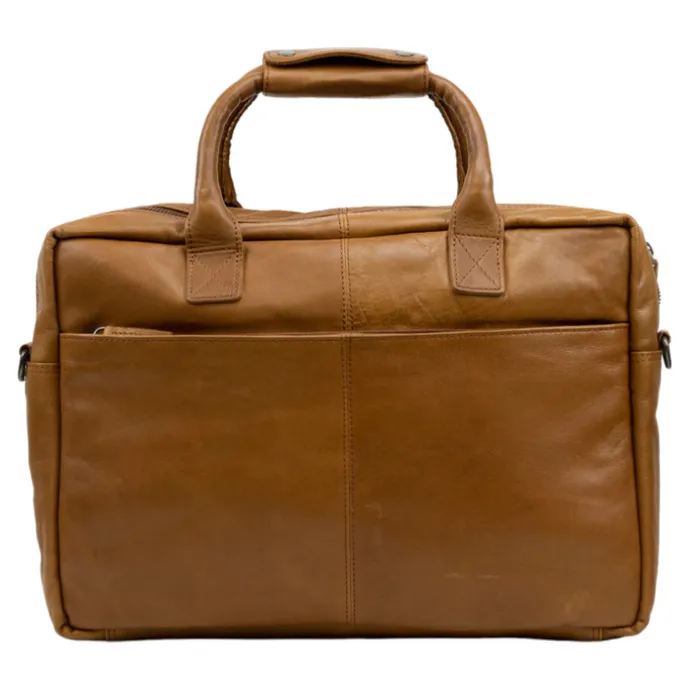 DSTRCT State Street Workingbag 17" cognac
