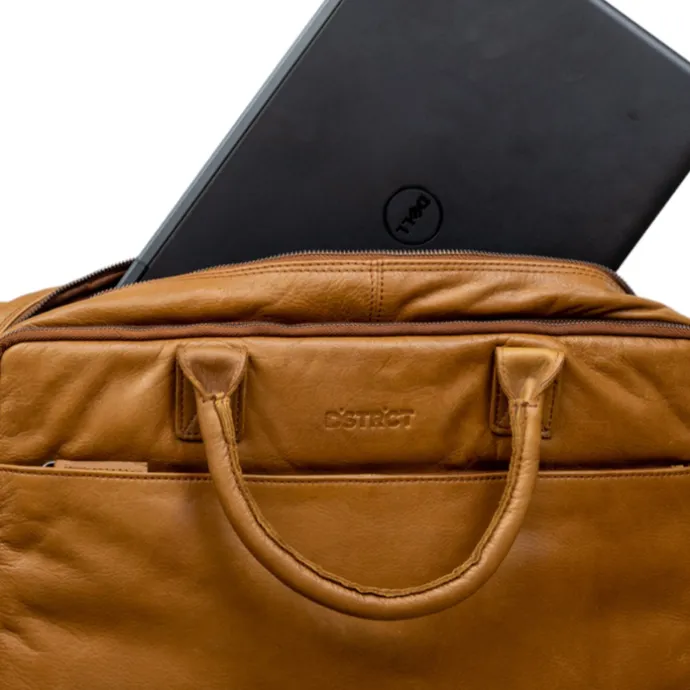 DSTRCT State Street Workingbag 17" cognac
