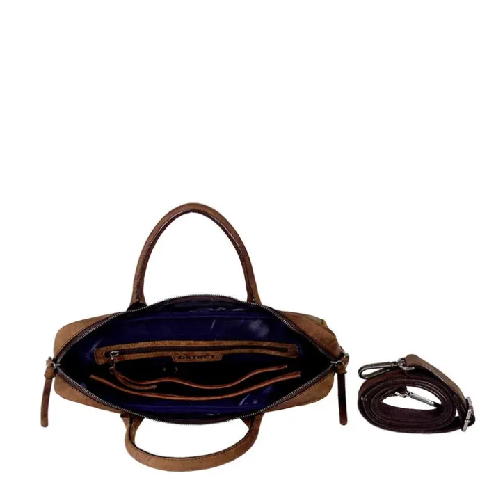 DSTRCT Wall Street Laptopbag 14" brown