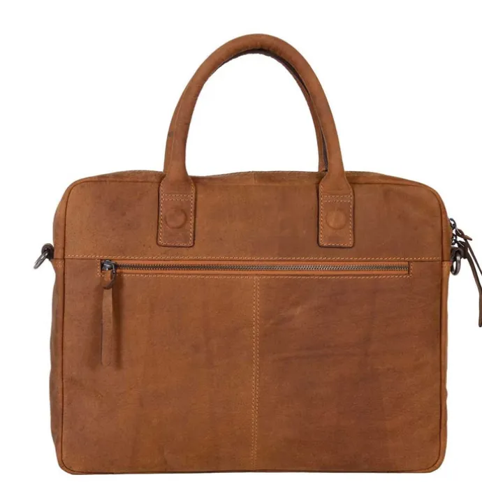 DSTRCT Wall Street Laptopbag 14" cognac