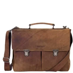 DSTRCT Wall Street Workingbag 15" brown