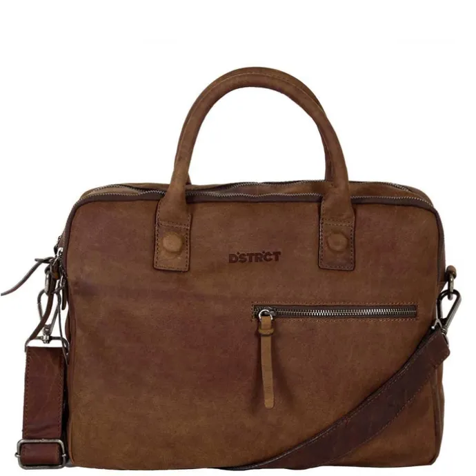 DSTRCT Wall Street Workingbag 14" brown