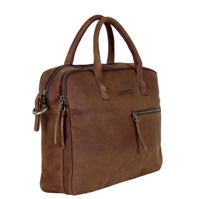 DSTRCT Wall Street Workingbag 14" brown