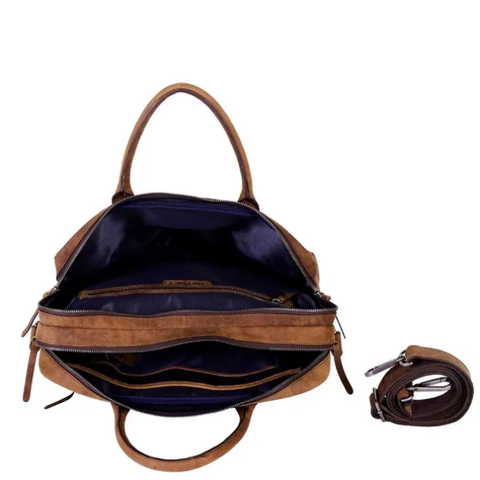 DSTRCT Wall Street Workingbag 15.6" brown