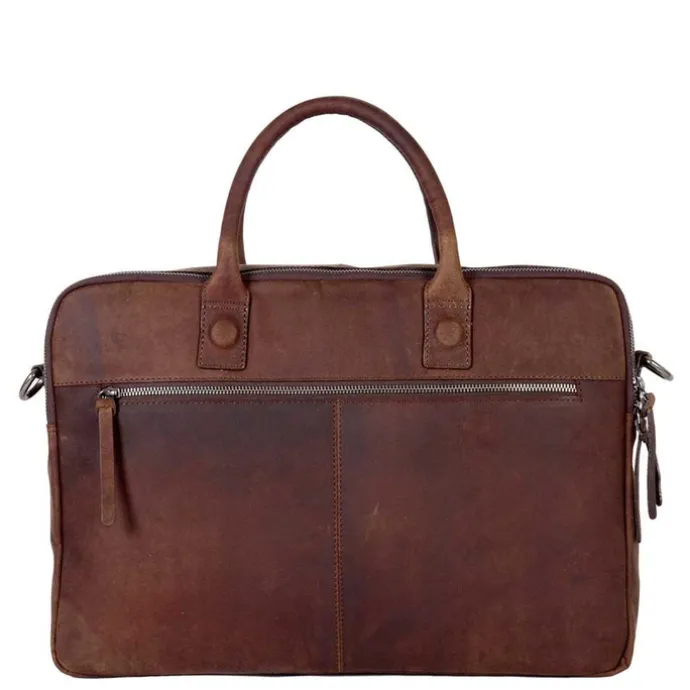 DSTRCT Wall Street Workingbag 17" brown