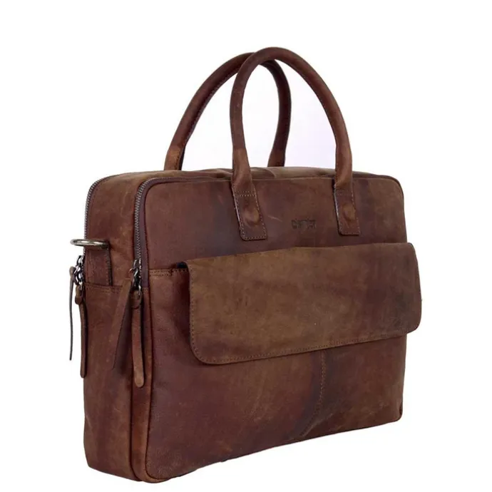 DSTRCT Wall Street Workingbag 17" brown