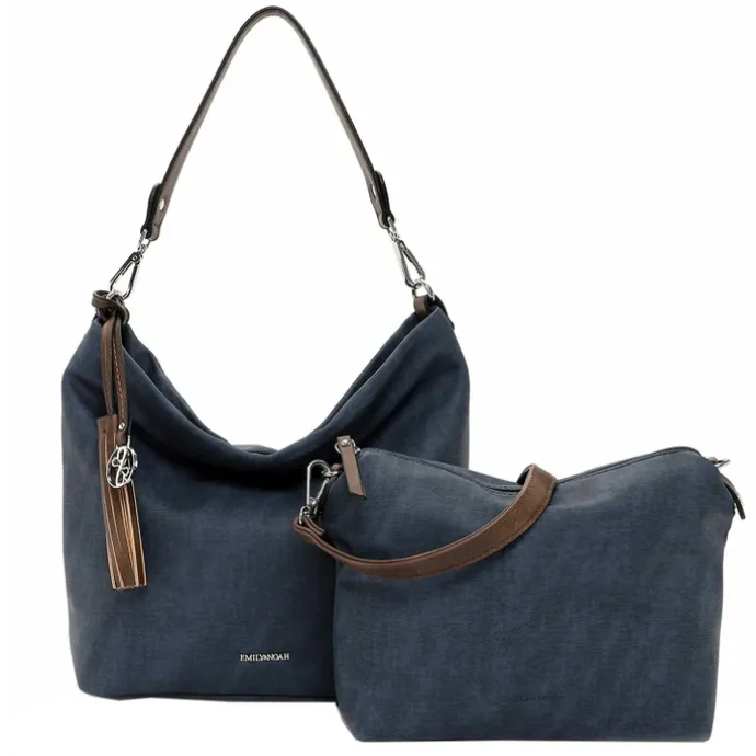Emily & Noah Elke Handtas M blue/taupe