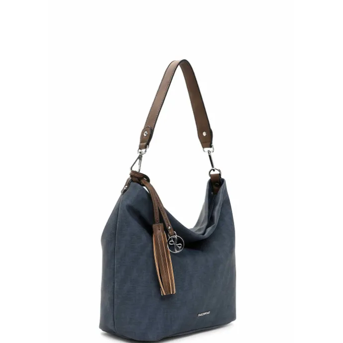 Emily & Noah Elke Handtas M blue/taupe