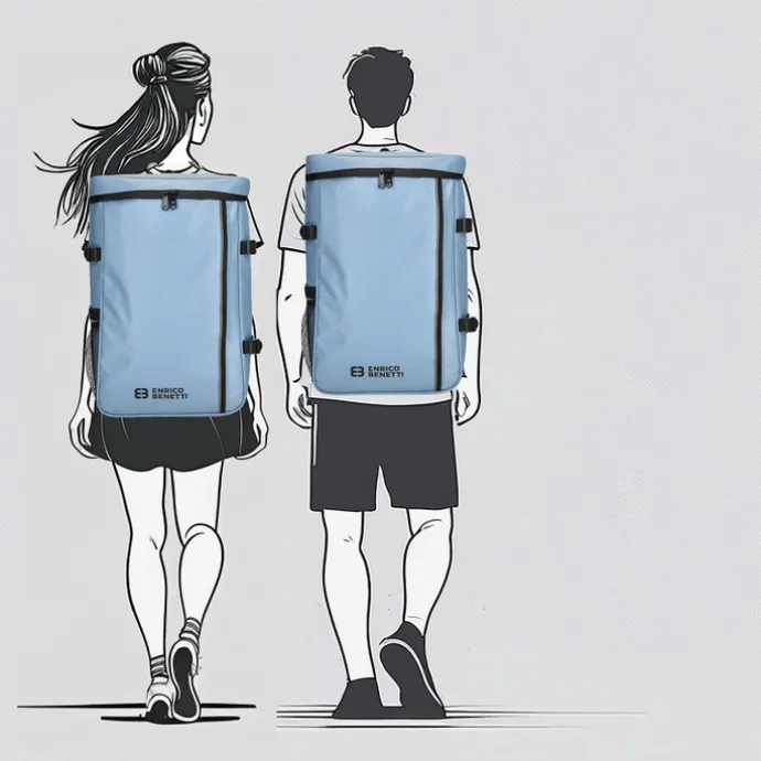 Enrico Benetti Arctic Backpack 15" light blue