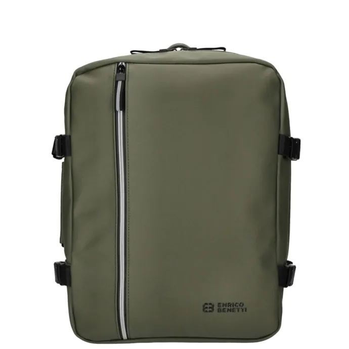 Enrico Benetti Bergen Waterproof Cabin Backpack 15" olive