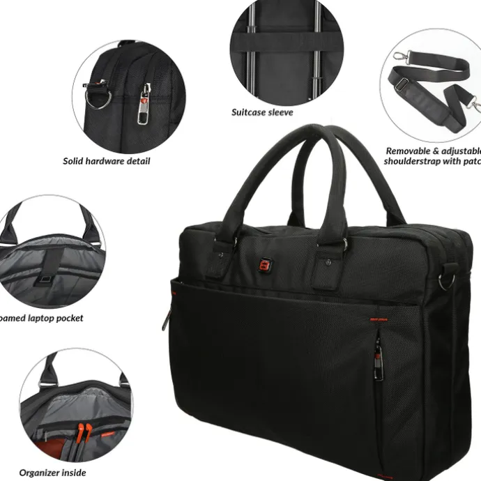 Enrico Benetti Cornell Laptop Bag 17'' champagne