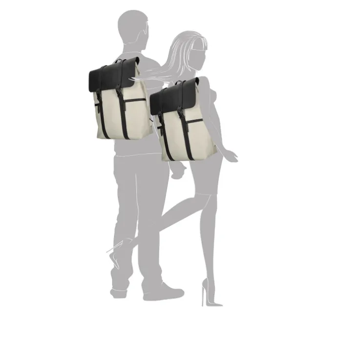 Enrico Benetti Glasgow Laptop Backpack 17" light taupe
