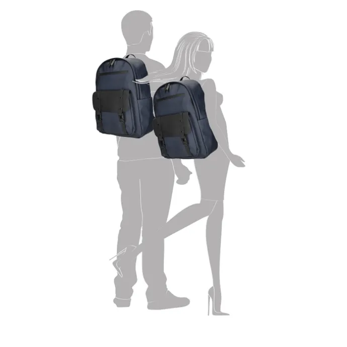 Enrico Benetti Glasgow Laptop Backpack 15" navy