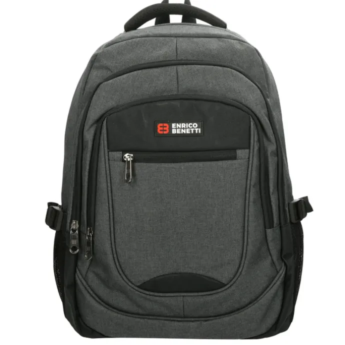 Enrico Benetti Hamburg 17'' Laptop Backpack grey